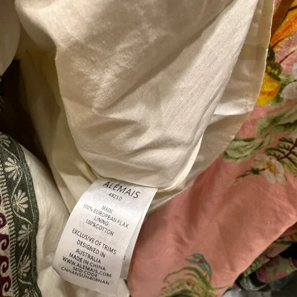 ALEMAIS Bath House Mini Dress in Linen - Picture 13 of 13